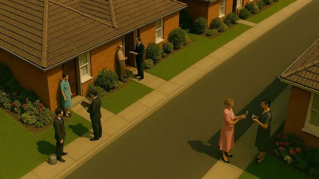 when we used to knock on doors