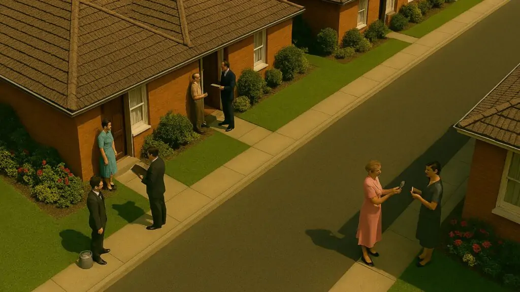 when we used to knock on doors