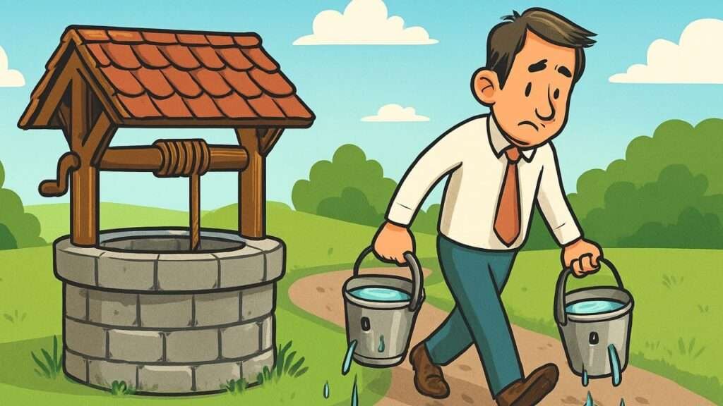 the leaky bucket metaphor